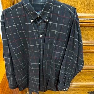 BURBERRY Men’s Authentic Vintage  long sleeve plaid shirt.